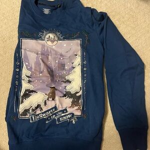 Harry Potter Blue Crewneck Sweater